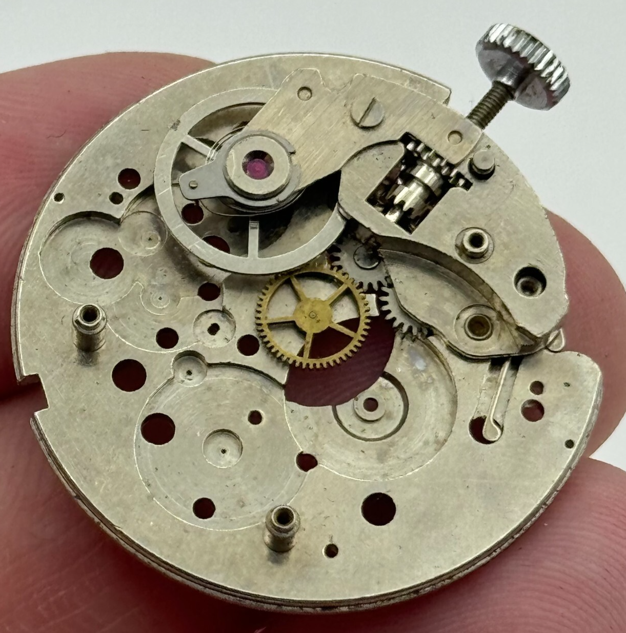 31.1mm Men's Brac 518 Manual Wind Partial Watch Movement Vintage Swiss PARTS