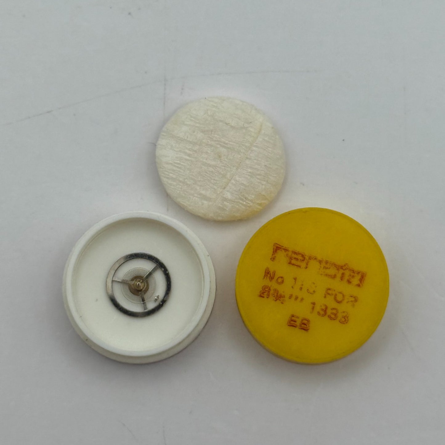 EB 1833 Balance Wheel Complete And Spring 8 3/4''' 113 Watch Movement Parts NOS