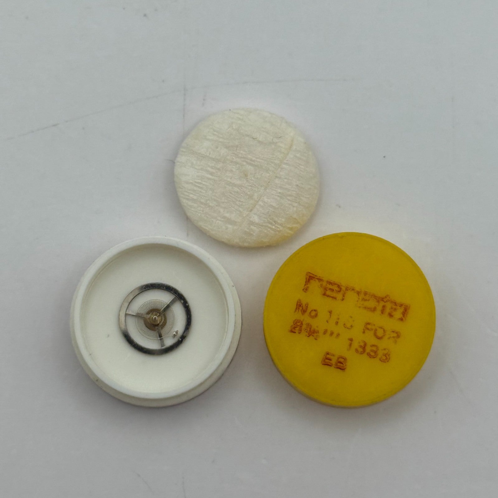 EB 1833 Balance Wheel Complete And Spring 8 3/4''' 113 Watch Movement Parts NOS