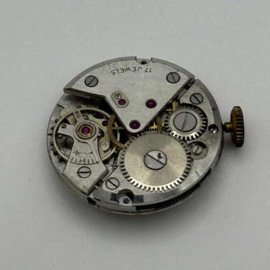 PUW 60 Watch Movement Cresta German Manual Wind Vintage Parts Repair 23.6mm