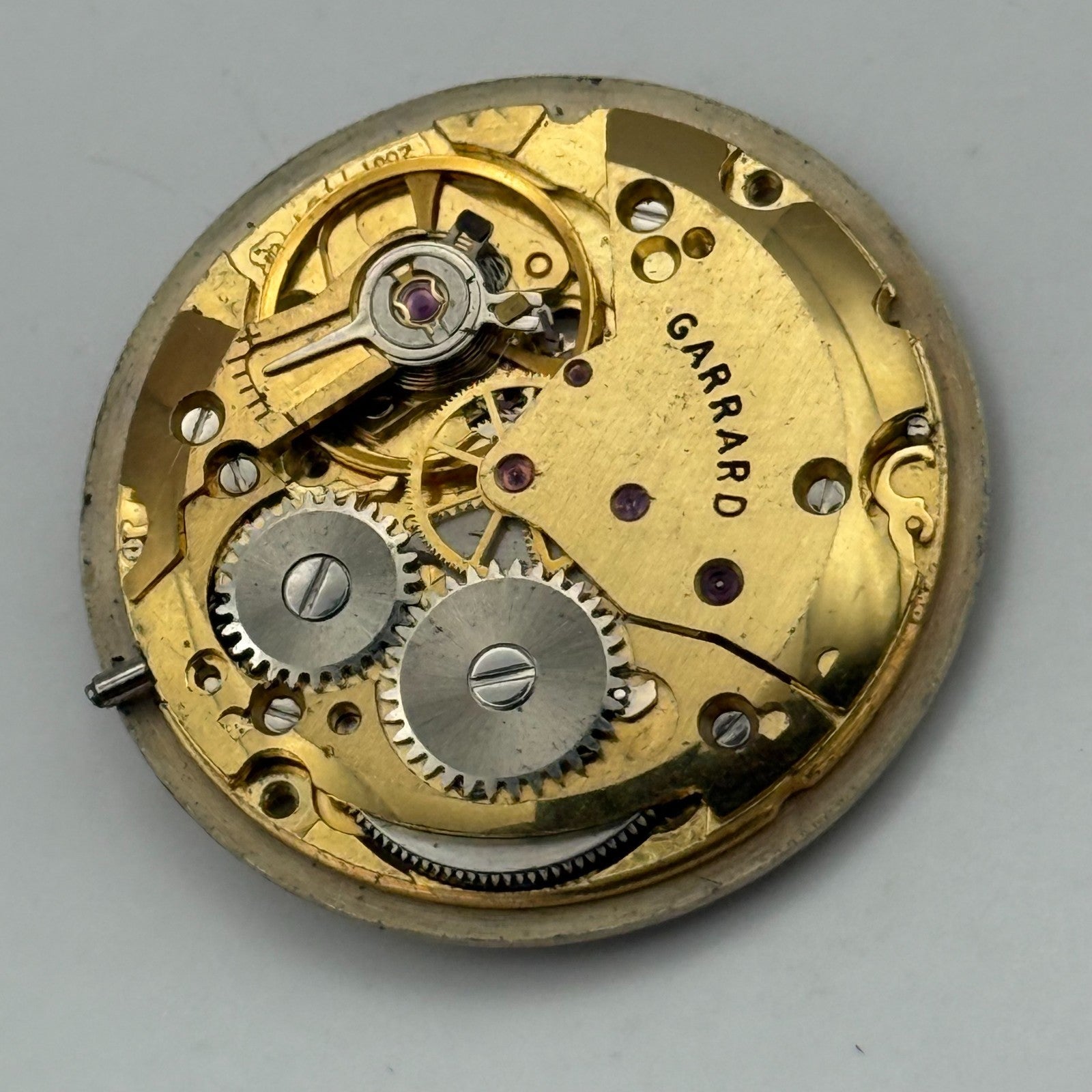 ETA 2801-1 Watch Movement Garrard Manual Wind Vintage Swiss Parts Repair Spares