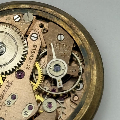 AS 1002 984 Watch Movement Accurist Manual Wind Vintage Parts Repair 29.7mm