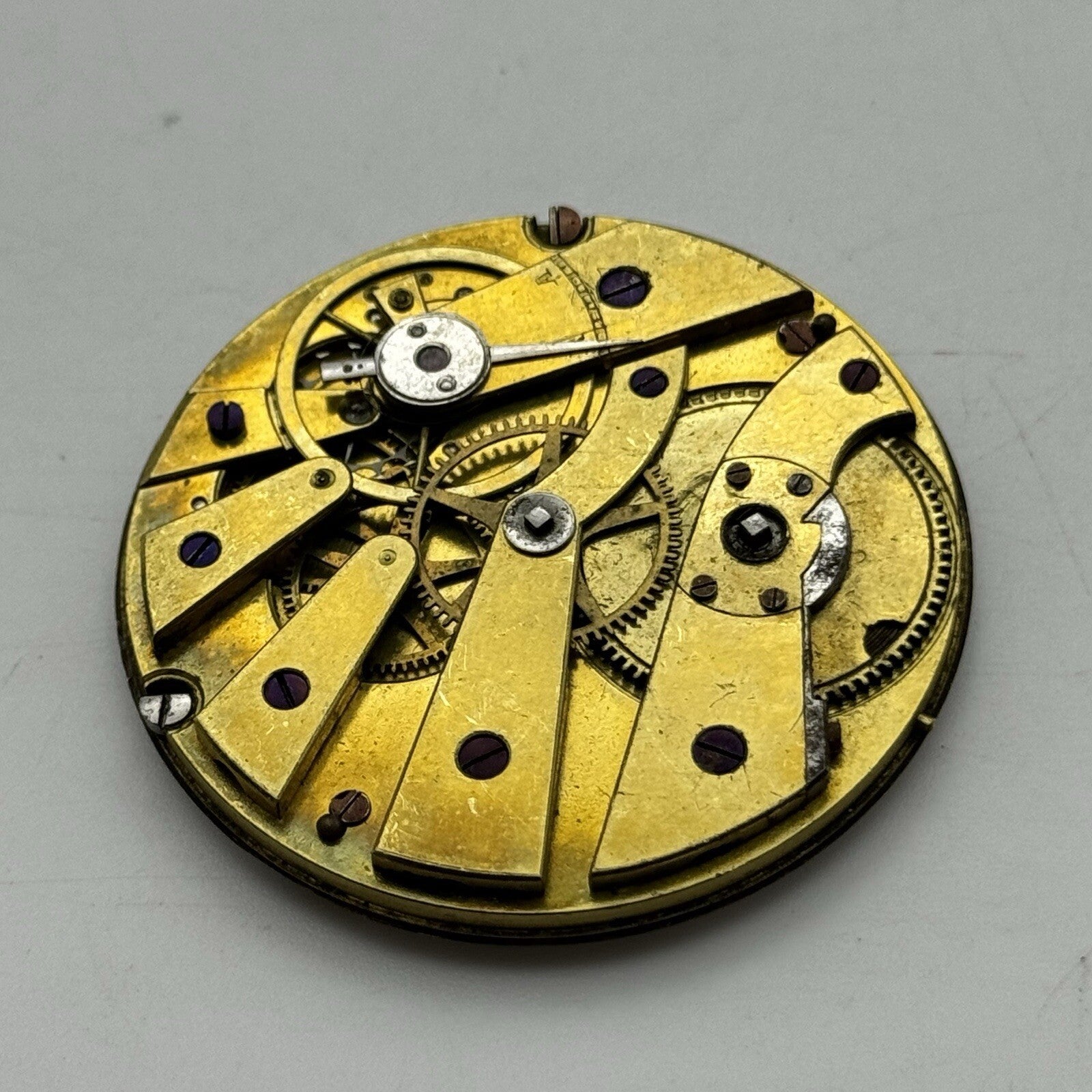 41.5mm 4mm Extra Thin Cylinder Escapement Pocket Watch Movement FOR PARTS REPAIR