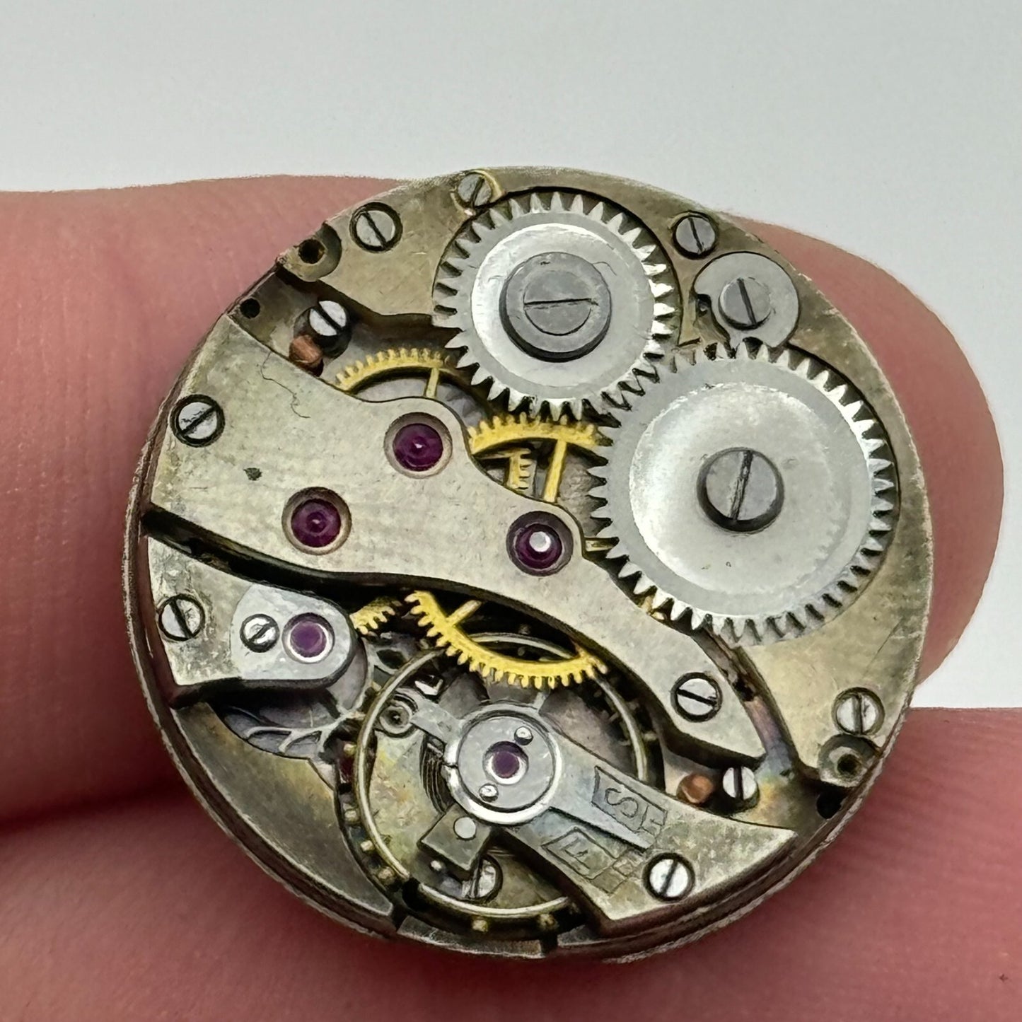 22mm Sir John Bennett London Trench Watch Movement Manual Wind Swiss FOR PARTS