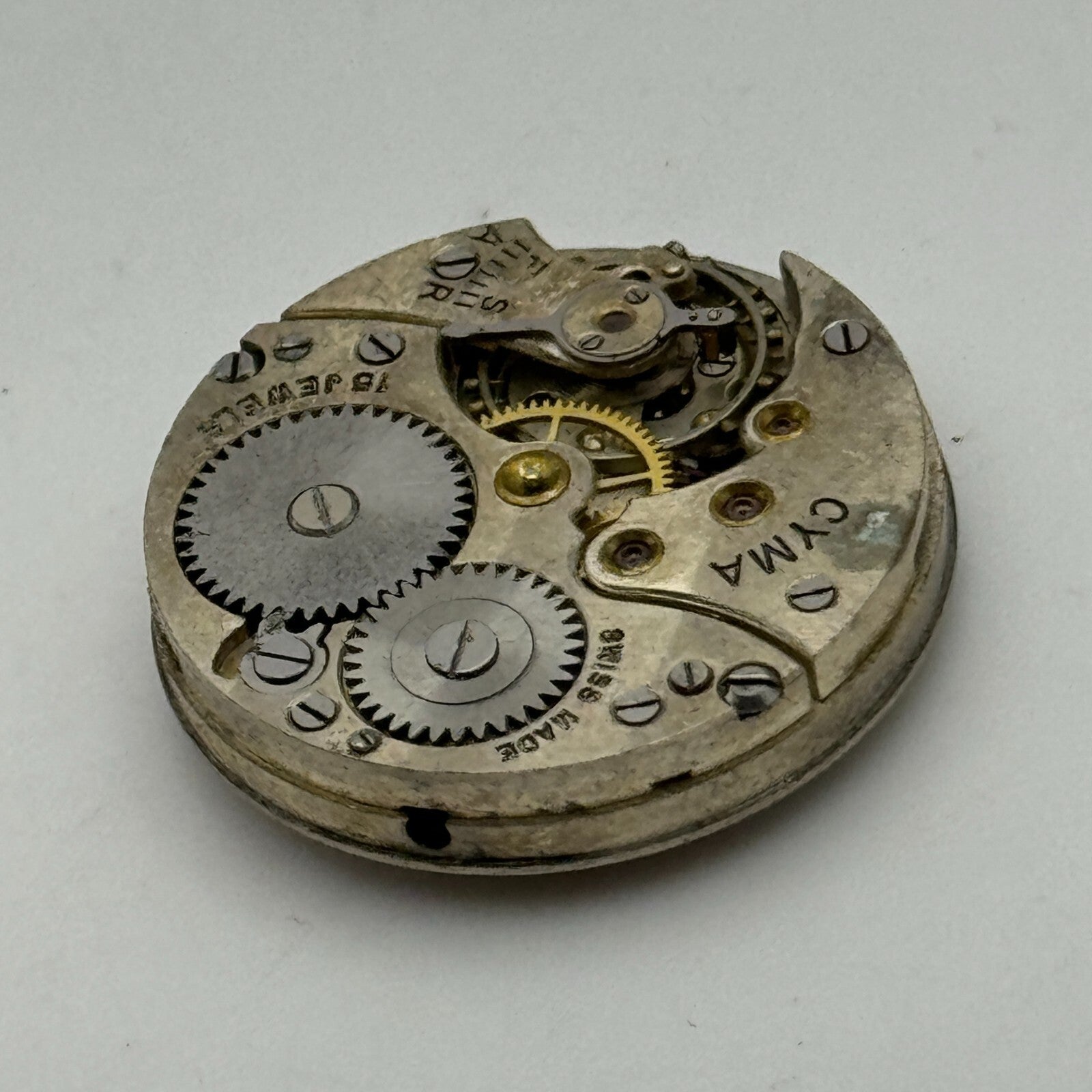 23.6mm Cyma Ref 030 Manual Wind Watch Movement Swiss Vintage PARTS SPARES