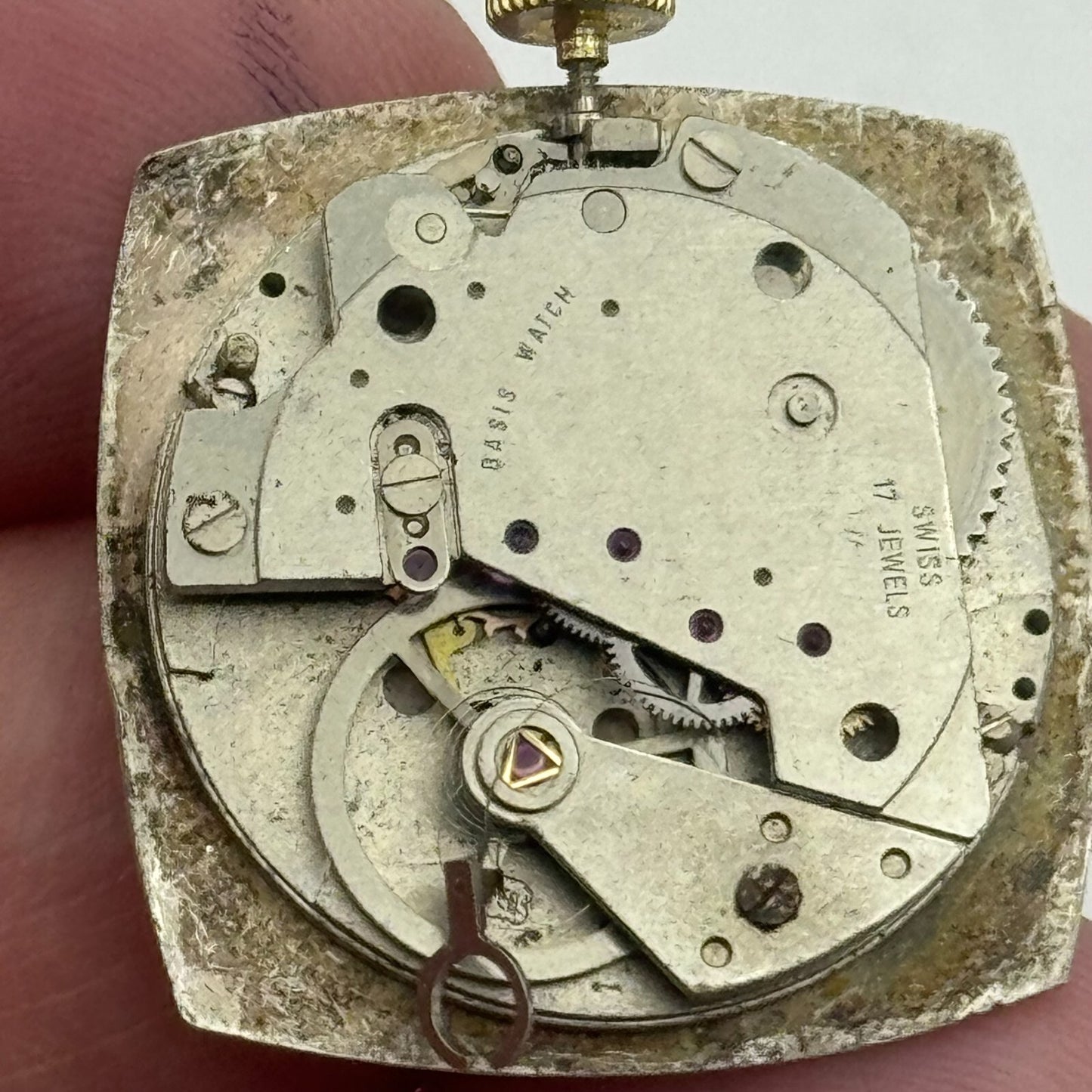 23.6mm Superoma EB 8481-74 Manual Wind 17 Jewels Watch Movement PARTS REPAIR
