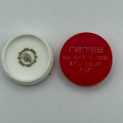 FEF 430 6600 Balance Wheel Complete And Spring 943 M Watch Movement Parts NOS