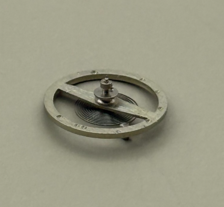 Lanco 1087 Balance Wheel Complete And Spring 873 Renata Watch Movement Parts 