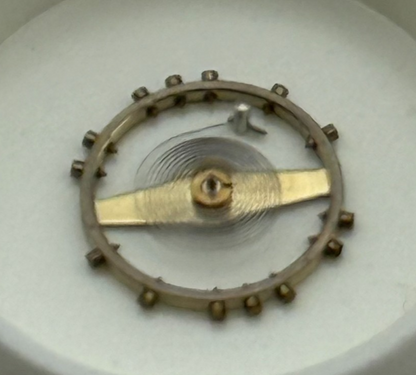 AV 41 Balance Wheel Complete And Spring 5¼’’’ 55 M Watch Movement Parts NOS
