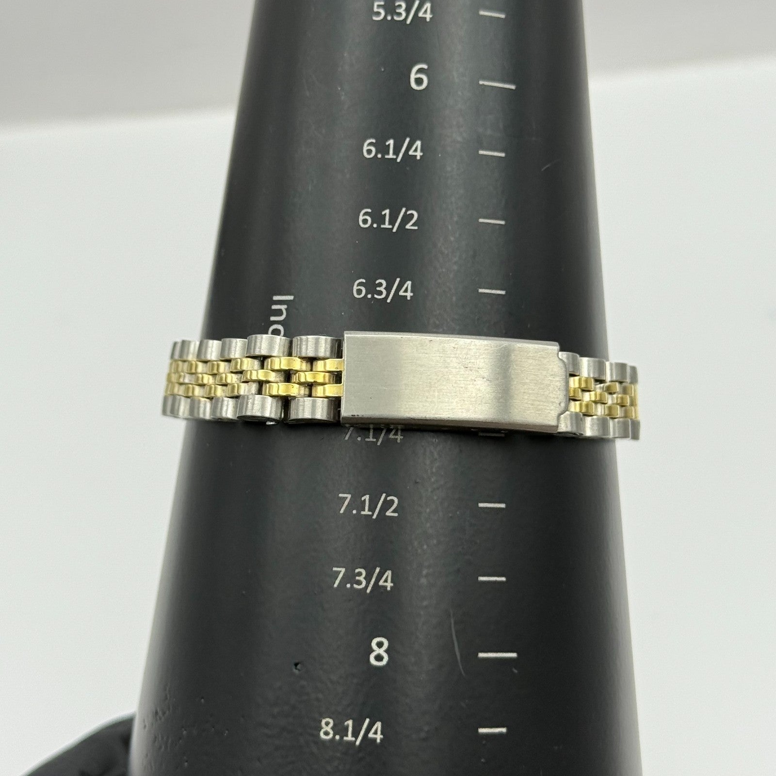 24mm Working Ladies Philip Mercier L123L Two Tone Quartz Watch 6.75 Inches