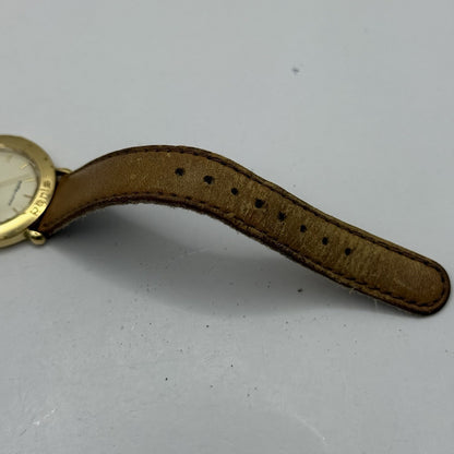30mm Working Ladies Vintage Courreges Paris 5Y31-1000 Gold Plated Quartz Watch