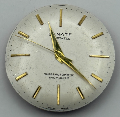 ETA 2451 Watch Movement Automatic Senate 25 Jewels Vintage Parts Repair 25.6mm