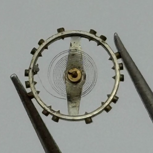AS 1051 Balance Wheel Complete And Spring 5 1/4’’’ 34 M Watch Movement Parts