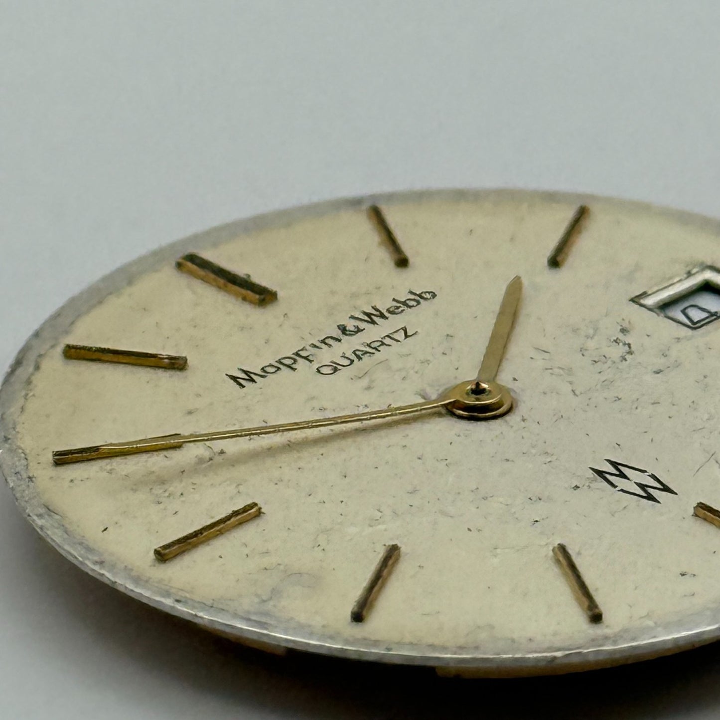 ETA 955.112 Quartz Watch Movement Mappin & Webb Date Vintage Parts Repair 26.2mm