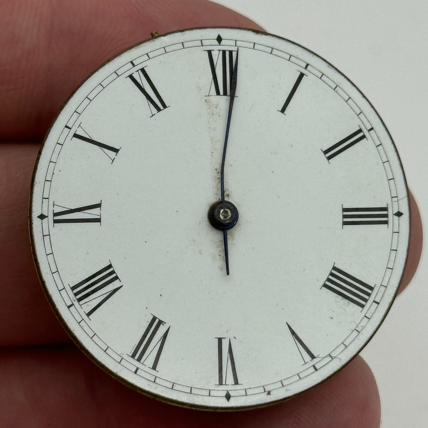 36mm John Bennett Cheapside London Antique Key Wound Pocket Watch Movement PARTS