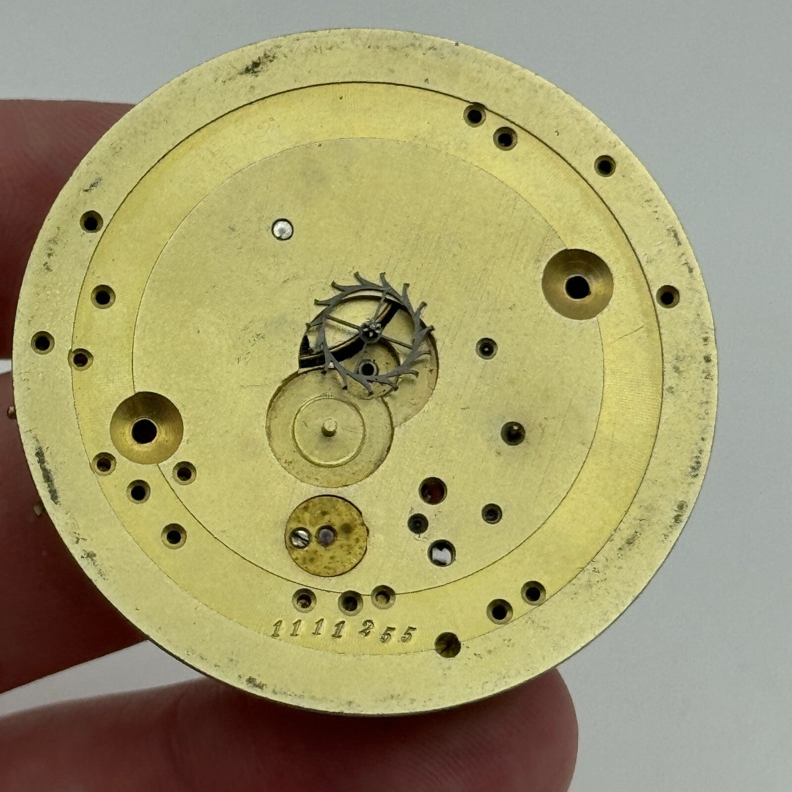 45.3mm Antique Dimier Freres & Cie D F & C Key Wound Pocket Watch Movement PARTS