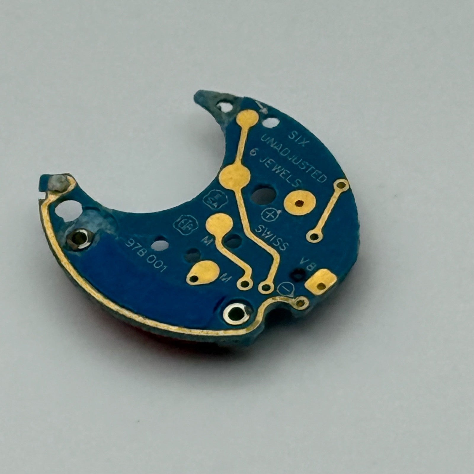 ETA 978.001 Quartz Watch Movement Incomplete Swiss Ladies Vintage Parts Repair