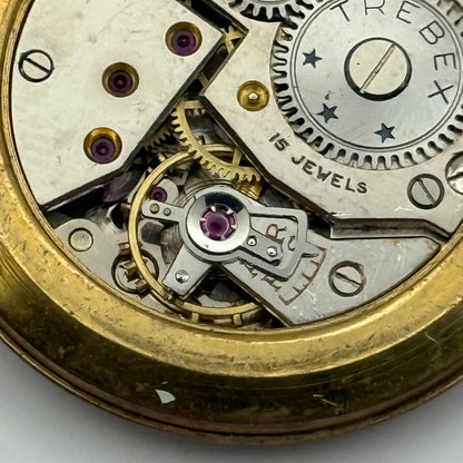 Majex Trebex 15 Jewels Watch Movement Manual Wind Vintage Parts Repair 32.9mm
