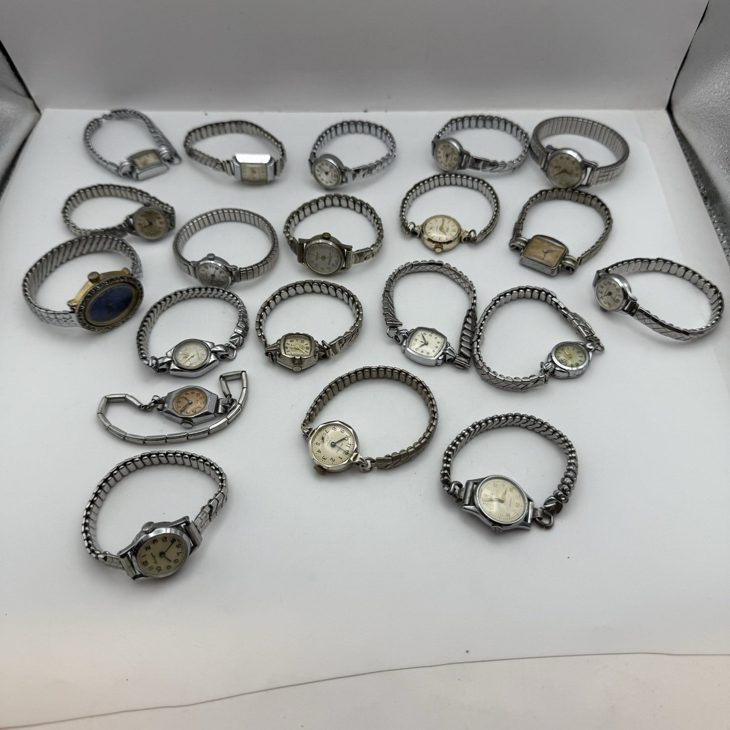 Bundle Of Ladies Vintage Manual Wind Wristwatches Joblot PARTS REPAIR SPARES