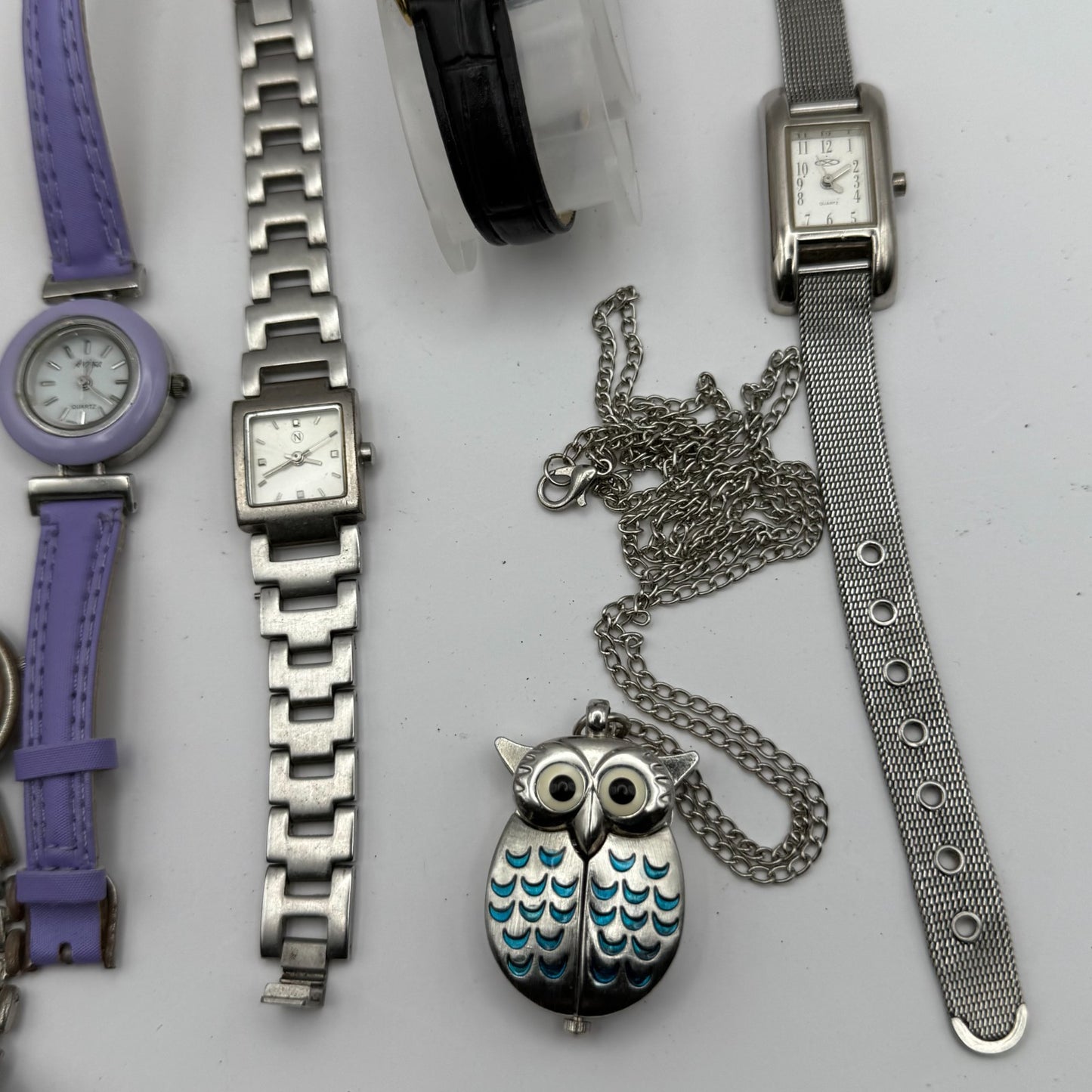 Bundle Of 7 Quartz Watches Job Lot Modern / Vintage Untested Parts / Repair