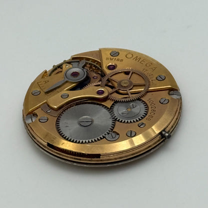 28.6mm 1940s Vintage Omega 28SC Swiss Manual Wind Watch Movement PARTS REPAIR