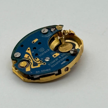 ETA 978.002 Quartz Watch Movement Incomplete Swiss Ladies Vintage Parts Repair