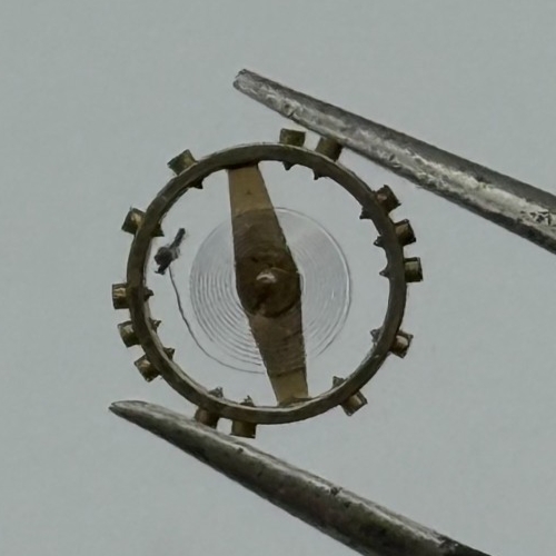 AS 976 1012 Balance Wheel Complete And Spring Inca 532 M Watch Movement Parts