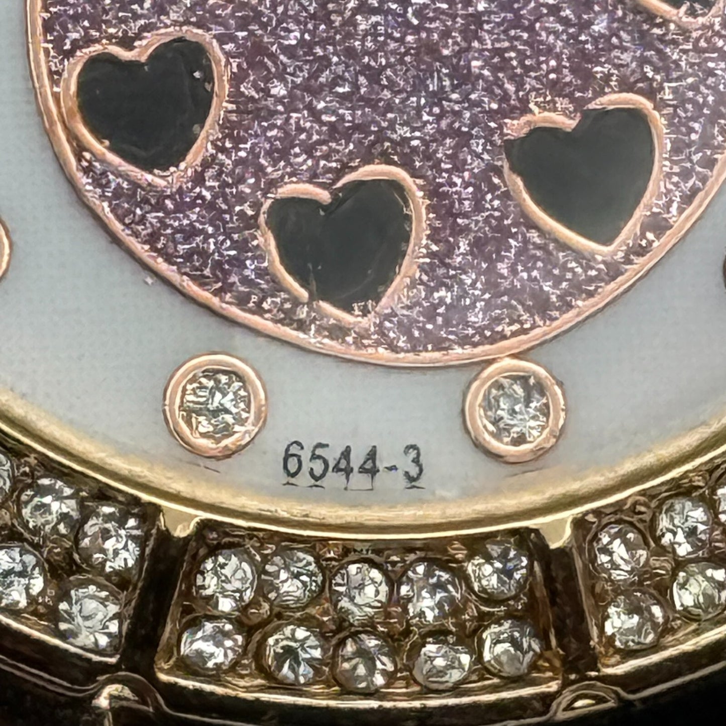 39mm Working Kings Jewelled Lady Bird 6544-3 Quartz Watch 9 Inches New Battery