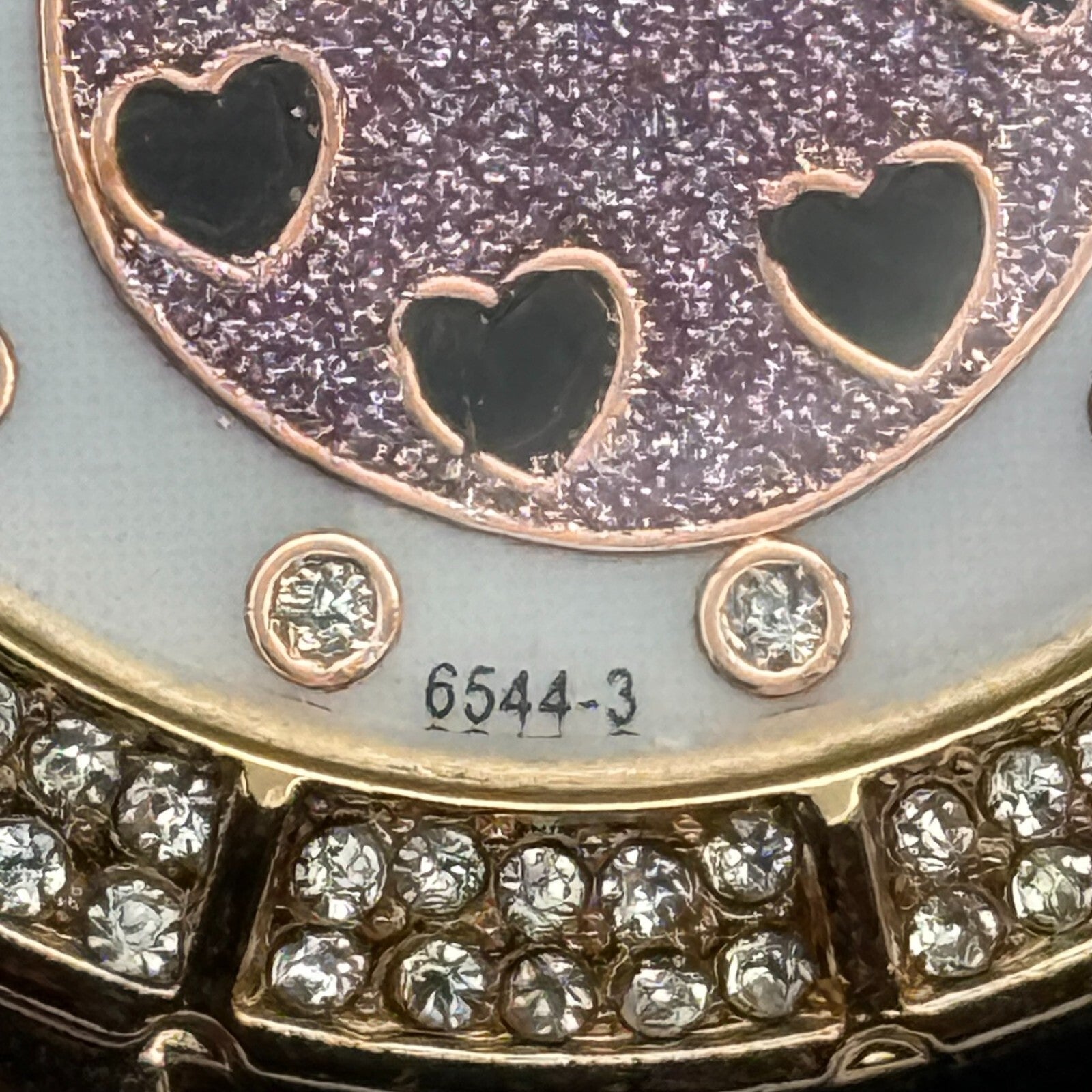 39mm Working Kings Jewelled Lady Bird 6544-3 Quartz Watch 9 Inches New Battery