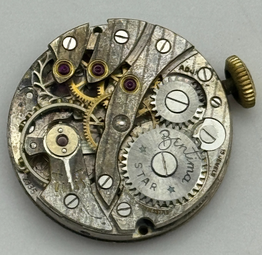 19.6 Ladies Bentima ETA 2335 Manual Wind Watch Movement Swiss Vintage PARTS