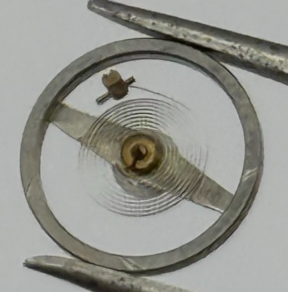 Oris 380 Balance Wheel Complete And Spring 6 3/4-8''' Watch Movement Parts 