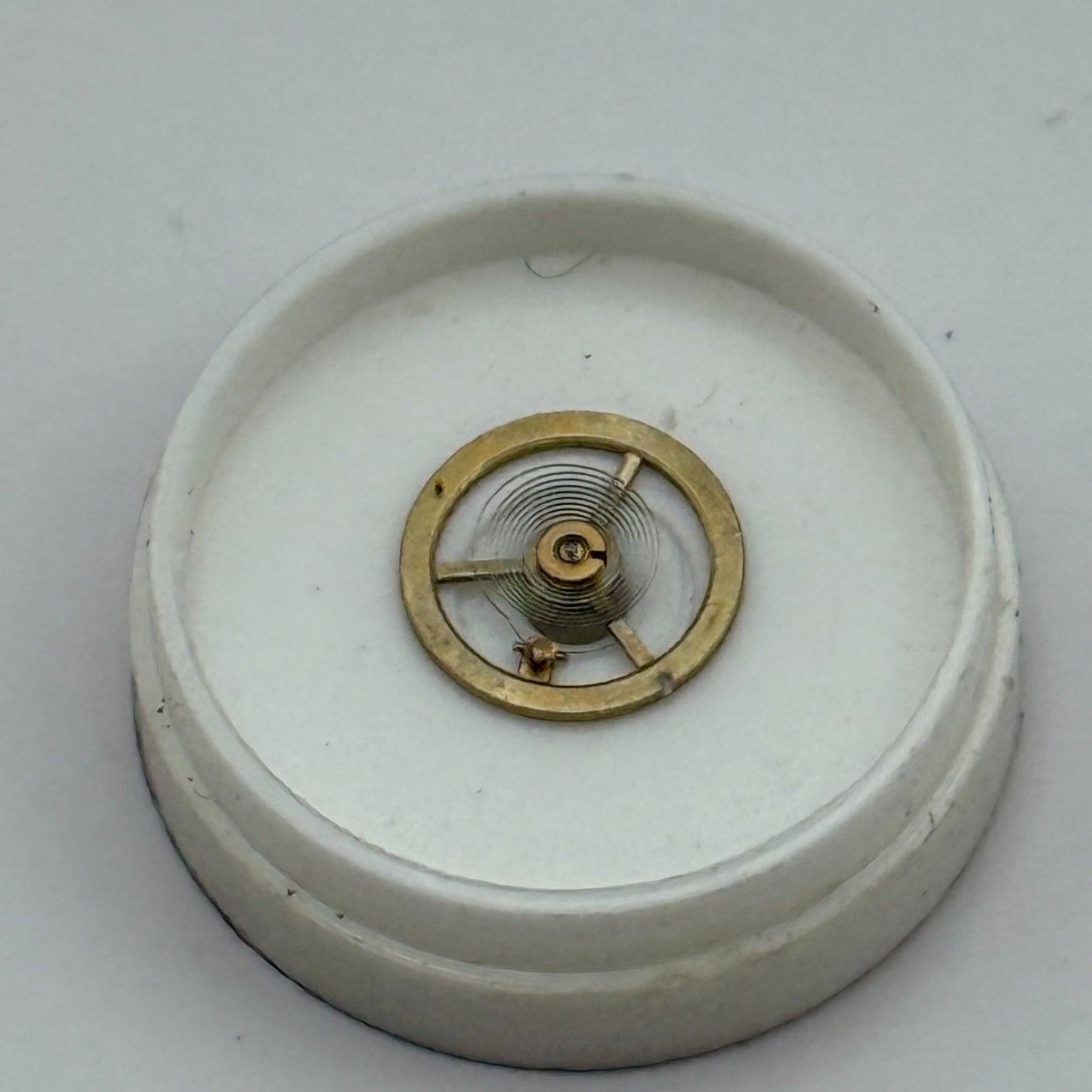 Kasper 200 Balance Wheel Complete And Spring 5¼’’ Watch Movement Parts NOS 