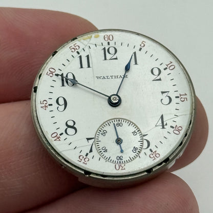 Waltham Grade 310 Model 1900 American Watch Movement 3/0s Parts Repair