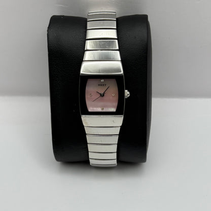 Ladies Next Quartz Watch ICW Pink Dial Steel Expandable Strap 20mm Working