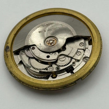 FHF 909 Automatic Watch Movement Garrard Date 25 Jewels Vintage Parts 31.8mm