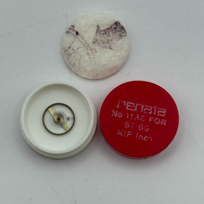 ST 69 Balance Wheel Complete And Spring Kif Inca 1138 Watch Movement Parts NOS