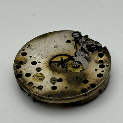 25.8mm AS 340 A Schild Watch Movement And Art Deco Tank Case 15 Jewels PARTS