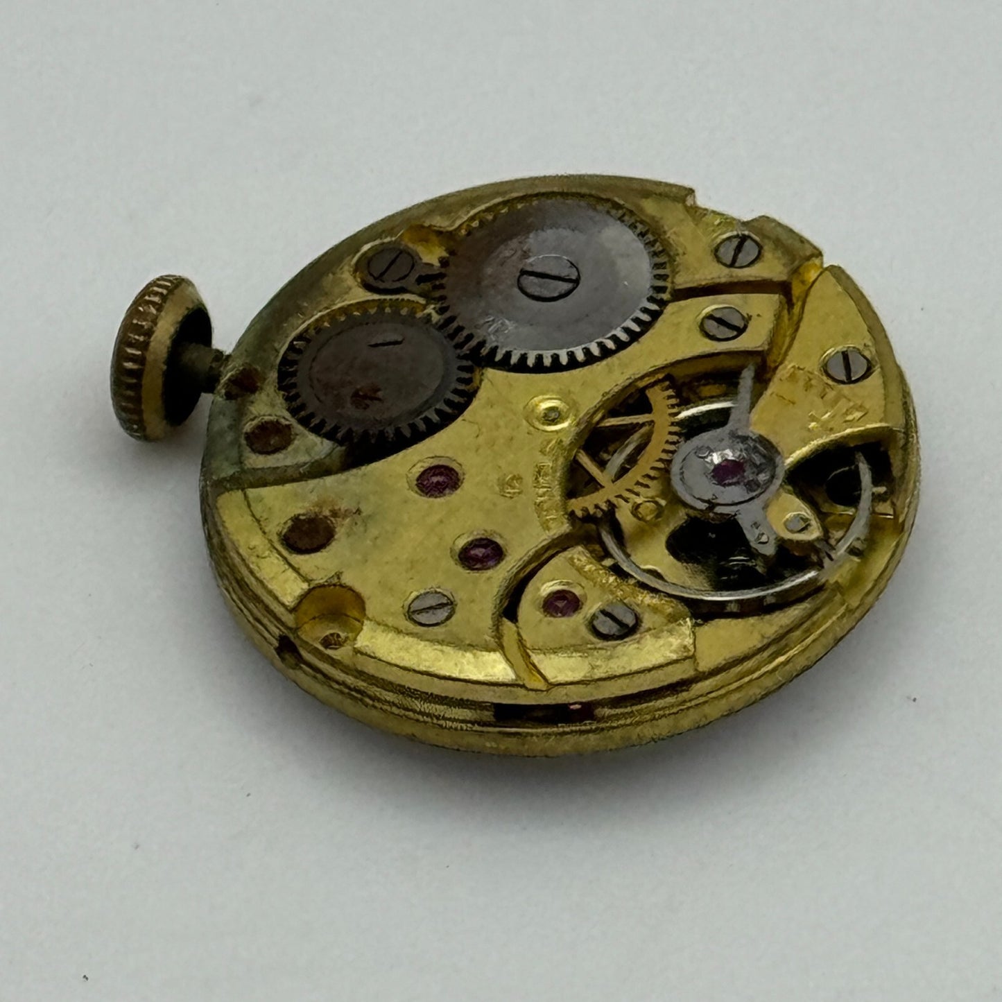 19.7mm Thomas Russell & Son Revue Manual Wind Watch Movement Swiss Vintage PARTS
