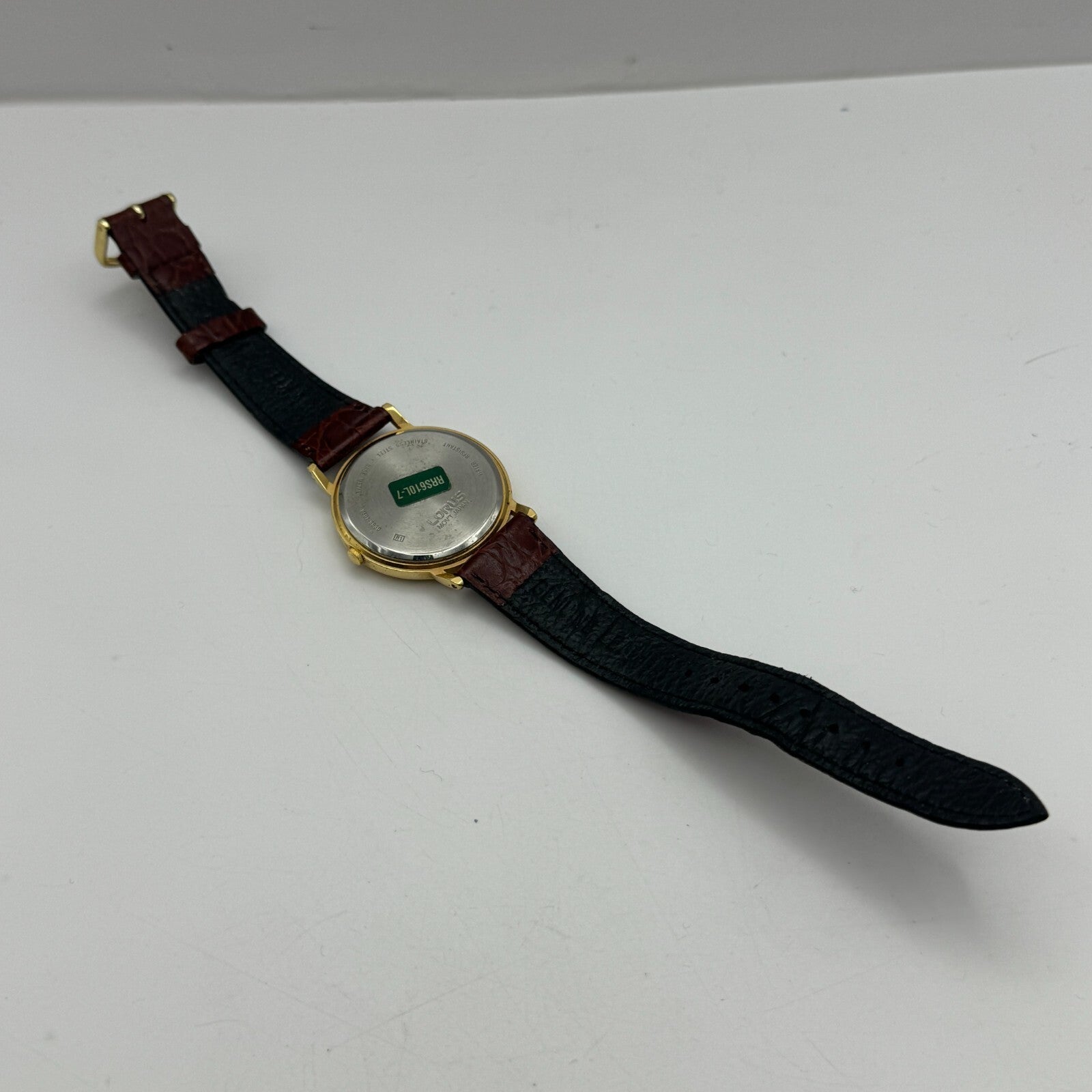 34mm Working Lorus V501-8B30 Vintage Quartz Watch Unisex New Battery 8.5 Inches