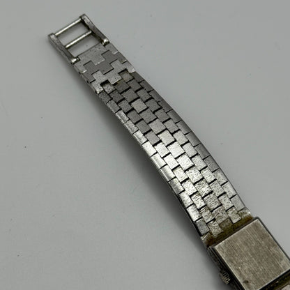 16mm Vintage Accurist 17 Jewels Bark Affect Swiss Manual Wind Watch PARTS REPAIR