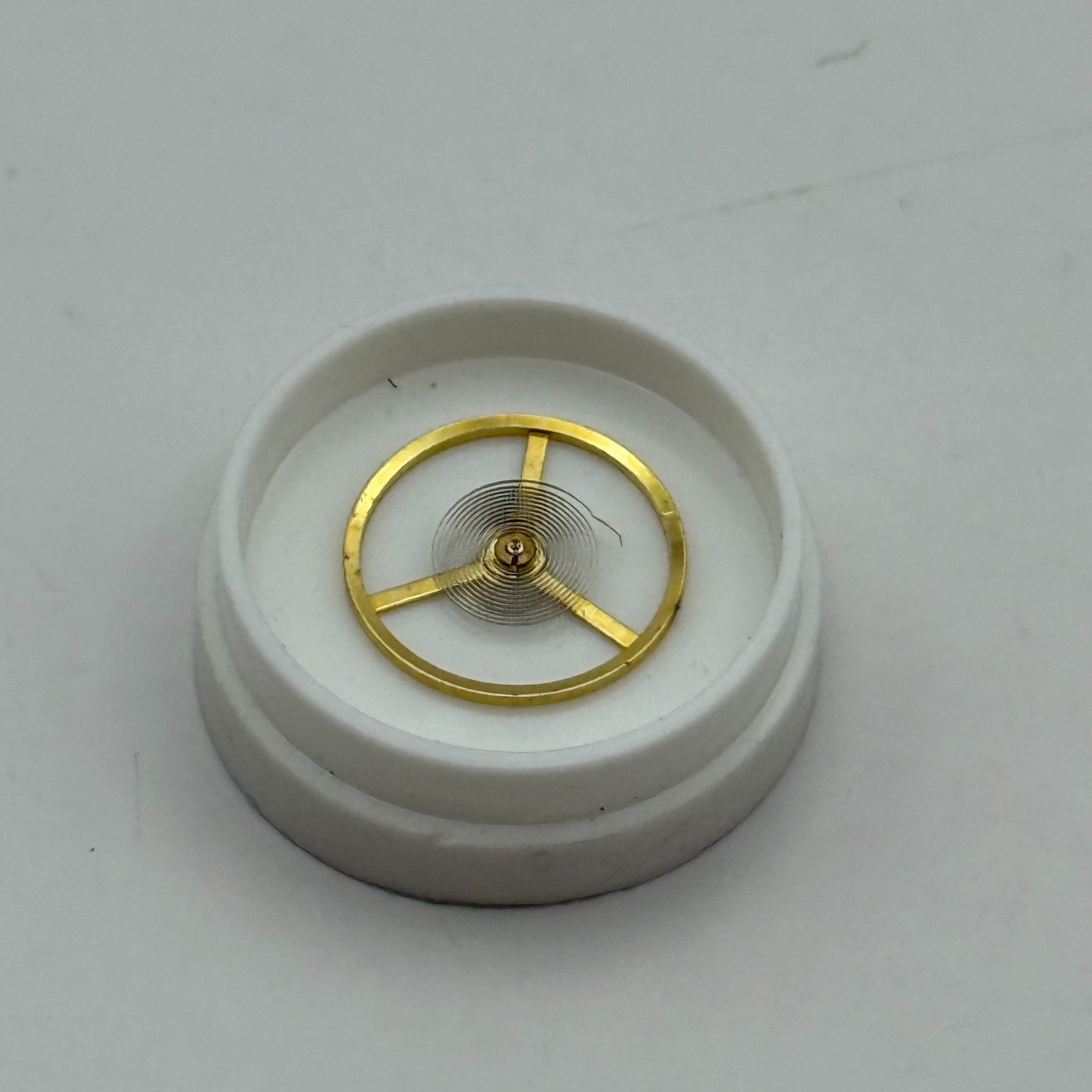 c.603 Balance Wheel Complete And Spring 10 1/2''' Watch Movement Parts NOS