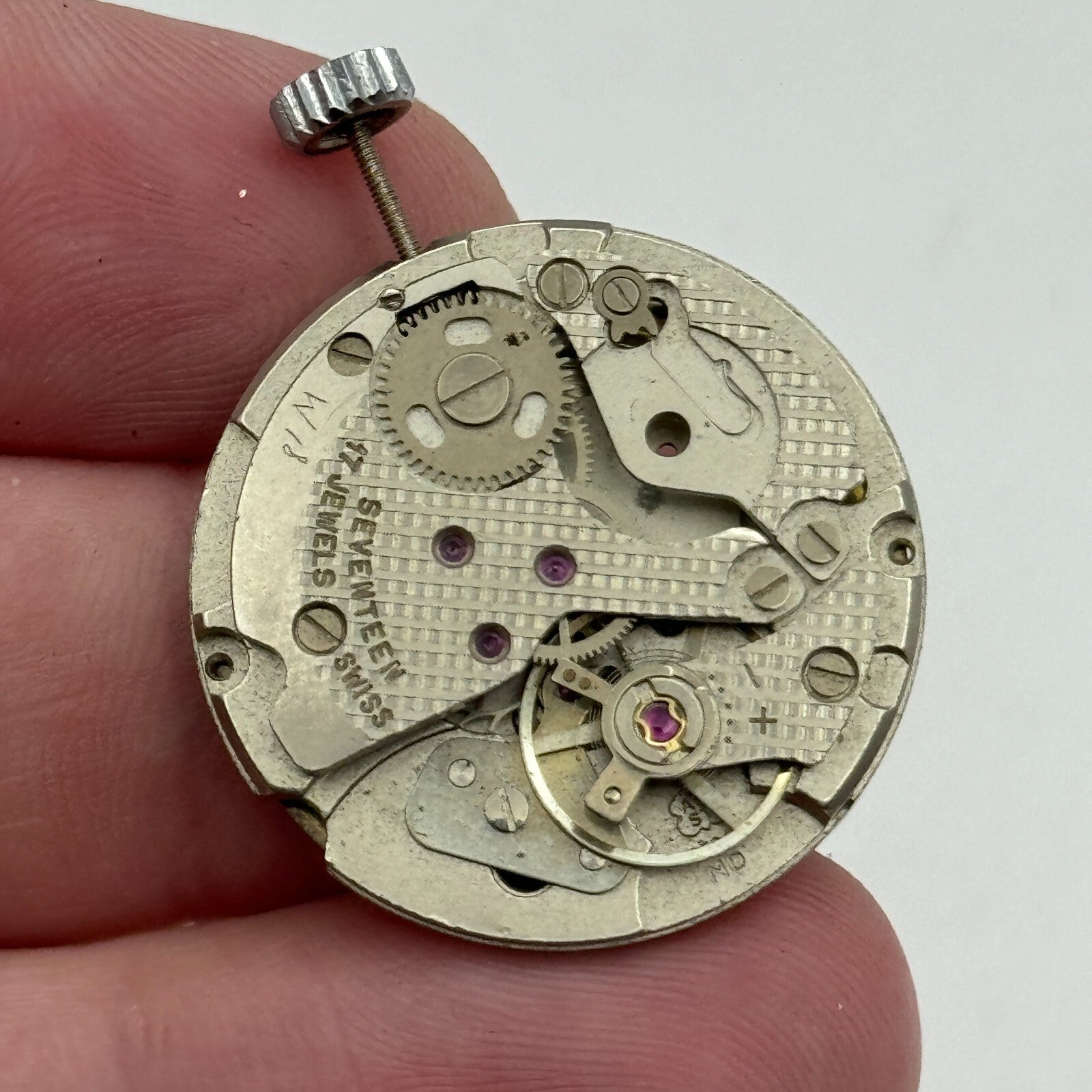 25.9mm AS ST 1950 / 51 Manual Wind Balance Ok Watch Movement Swiss Vintage PARTS