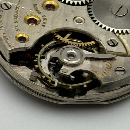 23.6mm Possibly Movado 15 Jewels 6 Adj High Grade Manual Wind Watch Movement