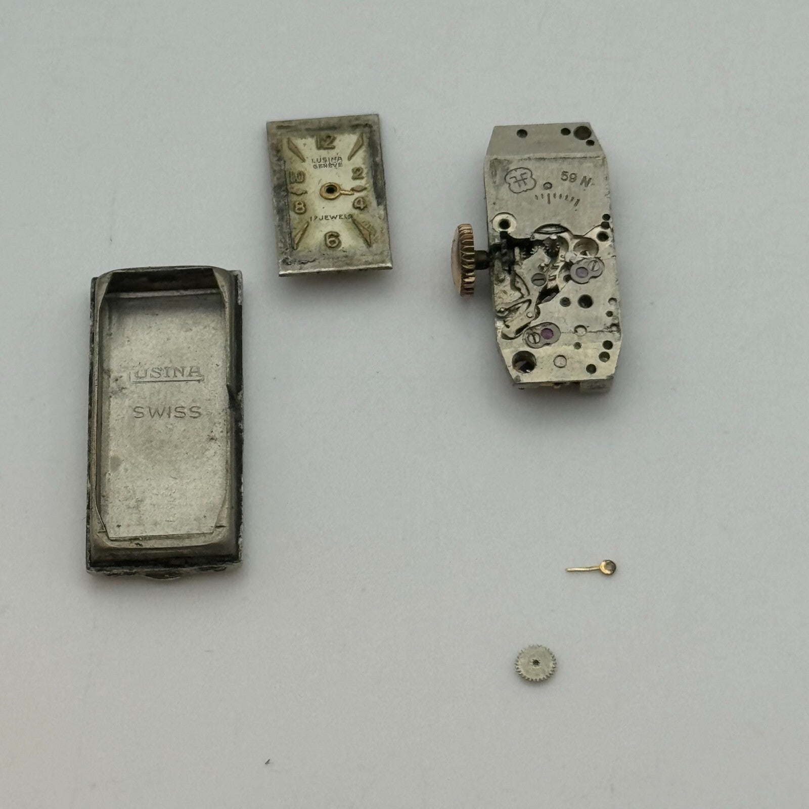 9mm Ladies Lusina FHF 59N Manual Wind 17 Jewels Watch Movement Swiss Made PARTS