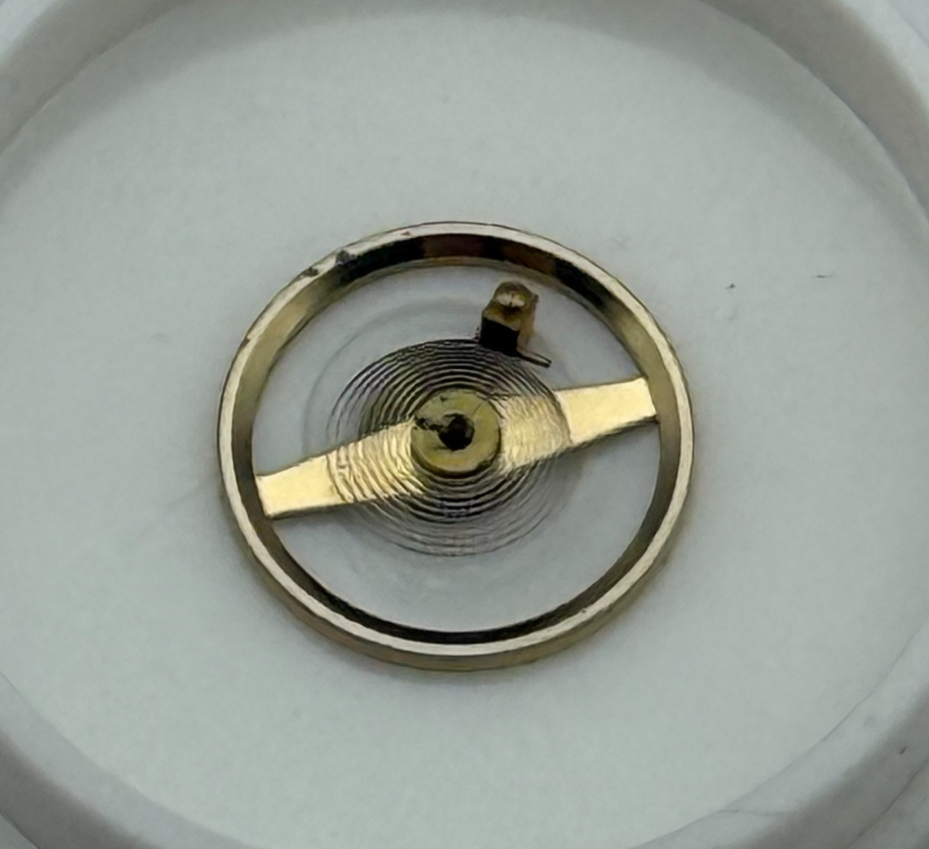 BFG 930 Balance Wheel Complete And Spring 7¾’’’ PL 1310 Watch Movement Parts NOS