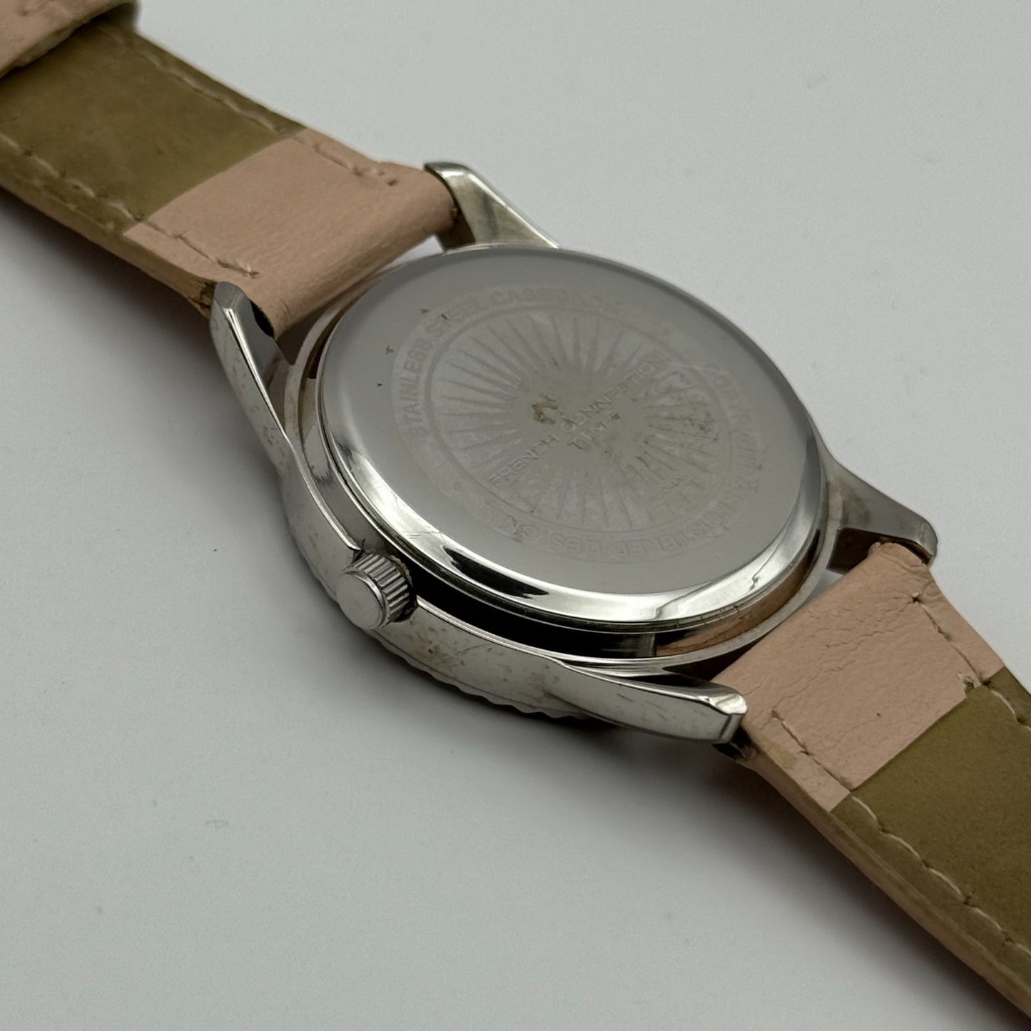 FCUK French Connection Time Ladies Quartz Watch Crystal Markers Working 33mm