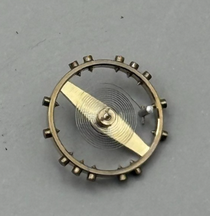 FHF 75 Balance Wheel Complete And Spring 5¼’’’ 203 M Watch Movement Parts NOS
