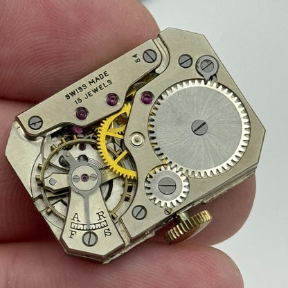 20.6mm Running Limit Revue 54 High Grade Tank Watch Movement Manual Wind PARTS