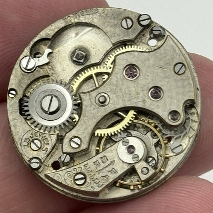 25.7mm Early ROLEX Rebberg Depose 15 Jewels Antique Watch Movement PARTS SPARES