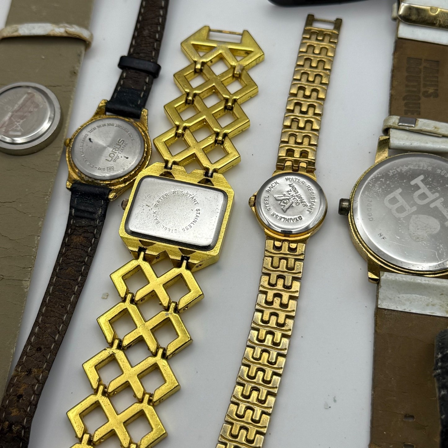 Bundle Of 16 Quartz Watches Job Lot Modern / Vintage Untested Parts / Repair